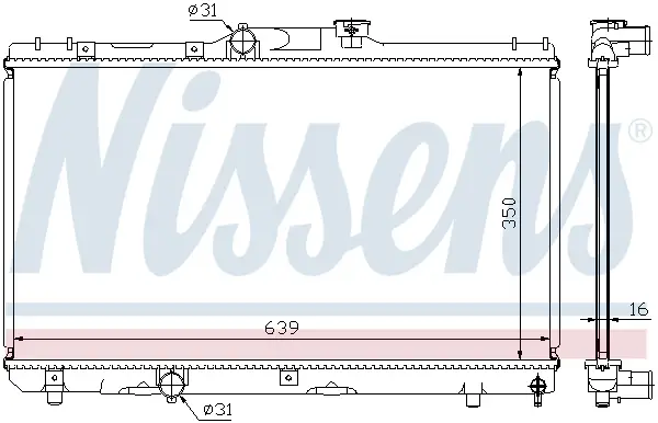 NISSENS 64786A - Kühler, Motorkühlung - ** FIRST FIT ** Online Kaufen