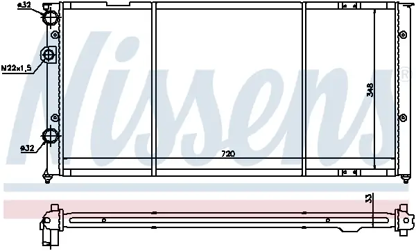 NISSENS 652491 - Kühler, Motorkühlung Sonderaktion