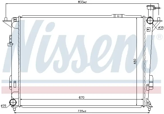 Saisonangebot NISSENS 67522 - Kühler, Motorkühlung