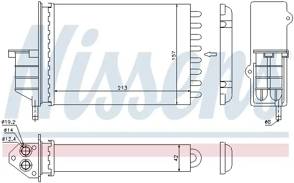 NISSENS 71450 - Wärmetauscher, Innenraumheizung Beliebt