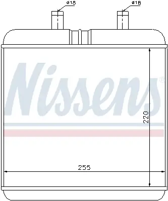 Letzte Chance NISSENS 71810 - Wärmetauscher, Innenraumheizung