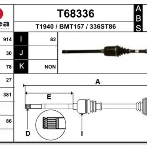 EAI T68336 - Antriebswelle Jetzt Bestellen