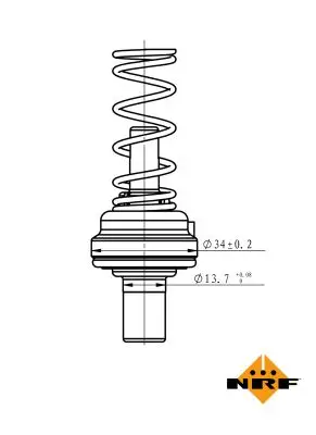 NRF 725195 - Thermostat, Kühlmittel Sofort Bestellen
