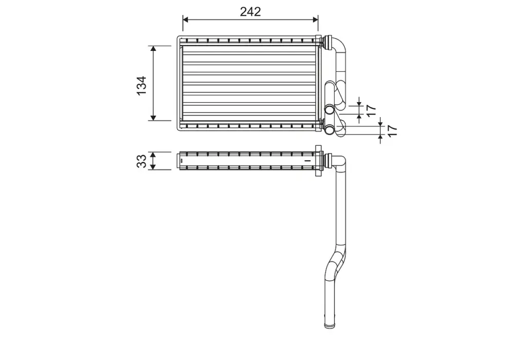 Aktuell VALEO 811578 - Wärmetauscher, Innenraumheizung
