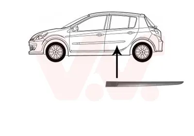 VAN WEZEL 4331425 - Zier-/Schutzleiste, Tür Top-Preis