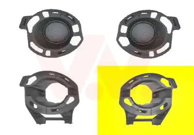 VAN WEZEL 4333591 - Scheinwerferaufnahme - ** Equipart ** Markenware