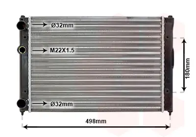 VAN WEZEL 49002022 - Kühler, Motorkühlung Angebot