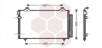VAN WEZEL 53005481 - Kondensator, Klimaanlage Meistverkauft