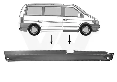 Sonderaktion VAN WEZEL 3078102 - Einstiegsblech