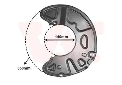 Zertifiziert VAN WEZEL 3097371 - Spritzblech, Bremsscheibe