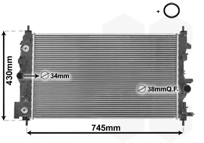 Neue Kollektion VAN WEZEL 37002546 - Kühler, Motorkühlung - *** IR PLUS ***