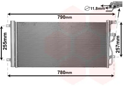 Neue Ware VAN WEZEL 37005612 - Kondensator, Klimaanlage