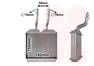 Sichere Zahlung VAN WEZEL 37006197 - Wärmetauscher, Innenraumheizung