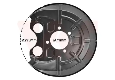 VAN WEZEL 3768374 - Spritzblech, Bremsscheibe Neue Kollektion