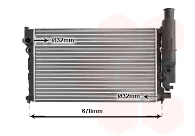 Neue Ware VAN WEZEL 40002097 - Kühler, Motorkühlung