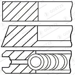 Top-Preis GOETZE ENGINE 08-139507-00 - Kolbenringsatz