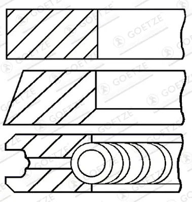 Top-Preis GOETZE ENGINE 08-139507-00 - Kolbenringsatz