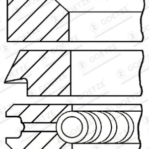 Highlight GOETZE ENGINE 08-337700-00 - Kolbenringsatz