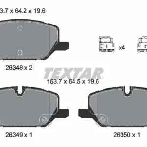 TEXTAR 2634802 - Bremsbelagsatz, Scheibenbremse - Q+ Direkt Vom Hersteller