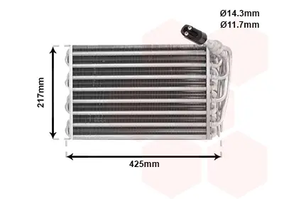 Beliebt VAN WEZEL 4000V010 - Verdampfer, Klimaanlage
