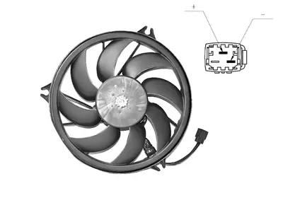 Finale Aktion VAN WEZEL 4028747 - Lüfter, Motorkühlung