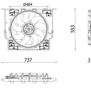 MAHLE CFF 645 000P - Lüfter, Motorkühlung Meistverkauft