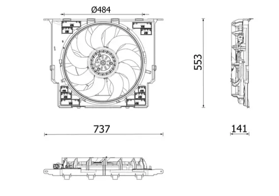 MAHLE CFF 645 000P - Lüfter, Motorkühlung Meistverkauft