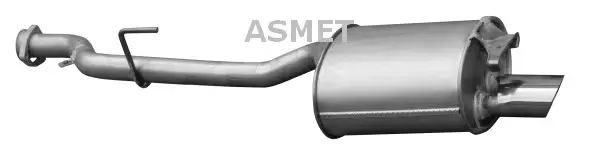 ASMET 01.072 - Endschalldämpfer Knallerangebot