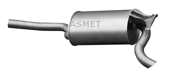 ASMET 01.004 - Endschalldämpfer Expressversand