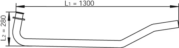 Letzte Chance DINEX 47101 - Abgasrohr