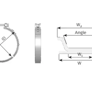 Begrenztes Angebot DINEX 68858 - Klemmstück, Abgasanlage