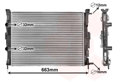 VAN WEZEL 43002307 - Kühler, Motorkühlung Sale