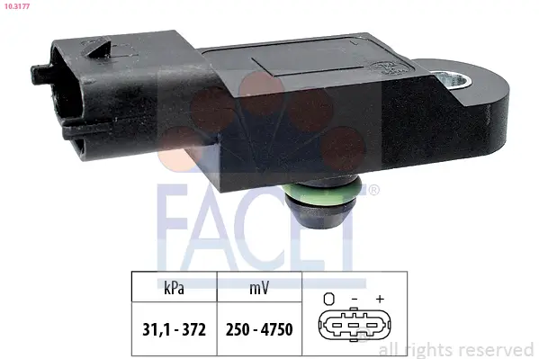 FACET 10.3177 - Luftdrucksensor, Höhenanpassung Heißes Angebot
