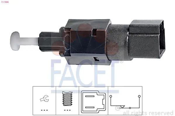 Neu FACET 7.1104 - Bremslichtschalter