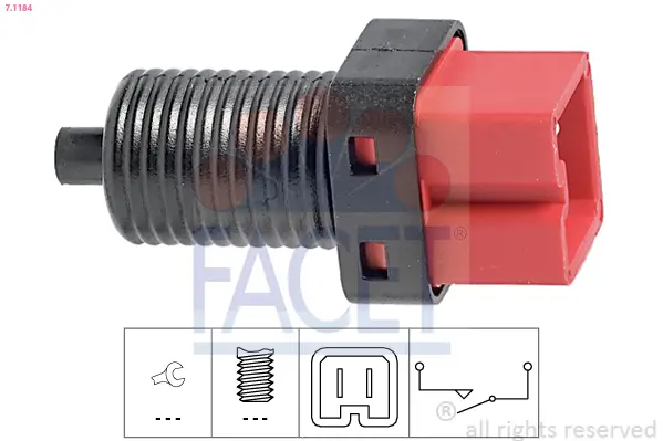 FACET 7.1184 - Bremslichtschalter Neue Kollektion