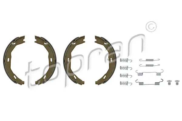 Markenware TOPRAN 401 906 - Bremsbackensatz, Feststellbremse