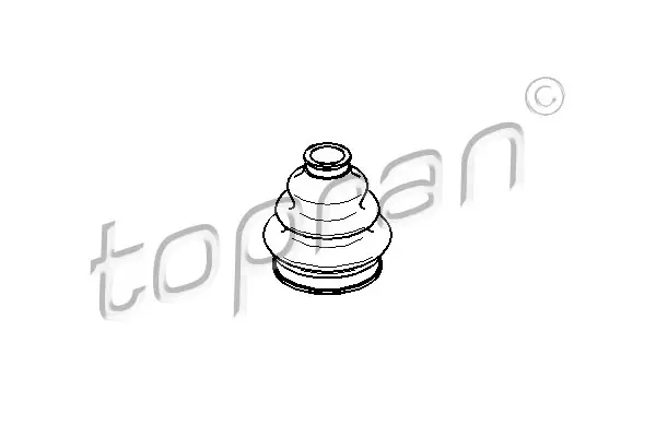 TOPRAN 500 613 - Faltenbalg, Antriebswelle Schneller Versand