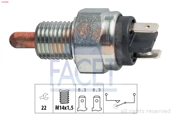 FACET 7.6124 - Schalter, Rückfahrleuchte Top-Preis