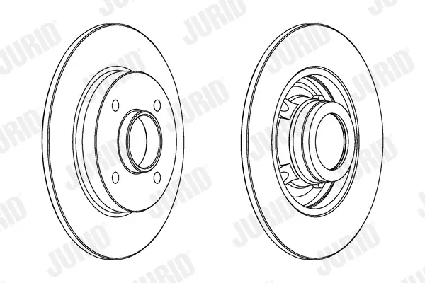 Neu Im Sortiment JURID 562938JC-1 - Bremsscheibe
