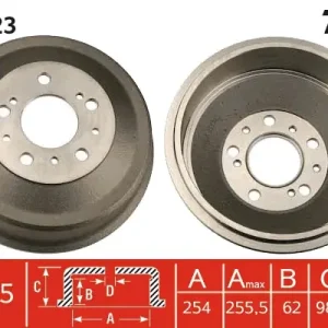 Wochenendangebot TRW DB4023 - Bremstrommel
