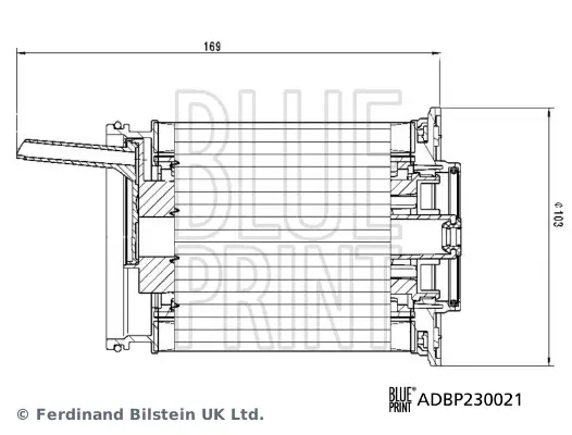 BLUE PRINT ADBP230021 - Kraftstofffilter Preis Gesenkt