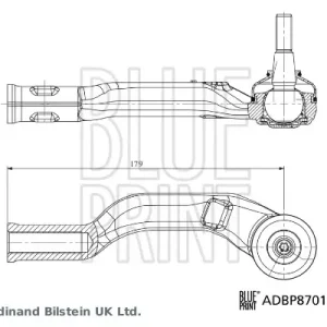 BLUE PRINT ADBP870120 - Spurstangenkopf Super-Preis