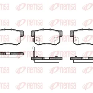 REMSA 0325.12 - Bremsbelagsatz, Scheibenbremse Heißes Angebot