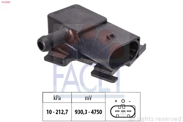 Markenware FACET 10.3283 - Sensor, Abgasdruck