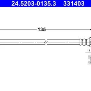 ATE 24.5203-0135.3 - Bremsschlauch Sale