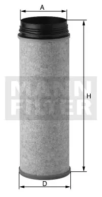 MANN-FILTER CF 1760 - Sekundärluftfilter - ENTARON XD Preiswert