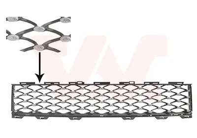 Beliebt VAN WEZEL 1614599 - Lüftungsgitter, Stoßfänger - ** Equipart **