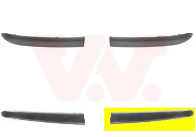 Begrenztes Angebot VAN WEZEL 1620581 - Zier-/Schutzleiste, Stoßfänger - ** Equipart **
