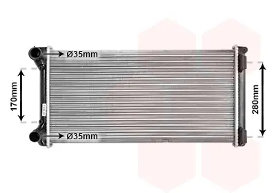 Zertifiziert VAN WEZEL 17002210 - Kühler, Motorkühlung