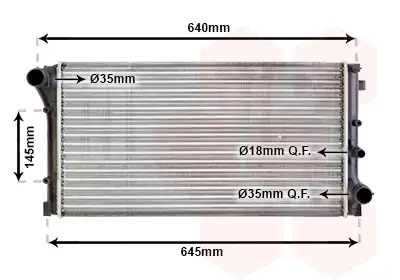 VAN WEZEL 17002379 - Kühler, Motorkühlung Abverkauf